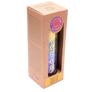 Chakra candle 7 Chakras with essential oils 21x6.5cm