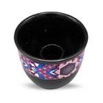 Load image into Gallery viewer, Ceramic Pot for Smudge Flower of Life Black - Palo Santo &amp; Sage
