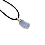 Load image into Gallery viewer, Pendant Blue Chalcedony 1.5cm - 3cm
