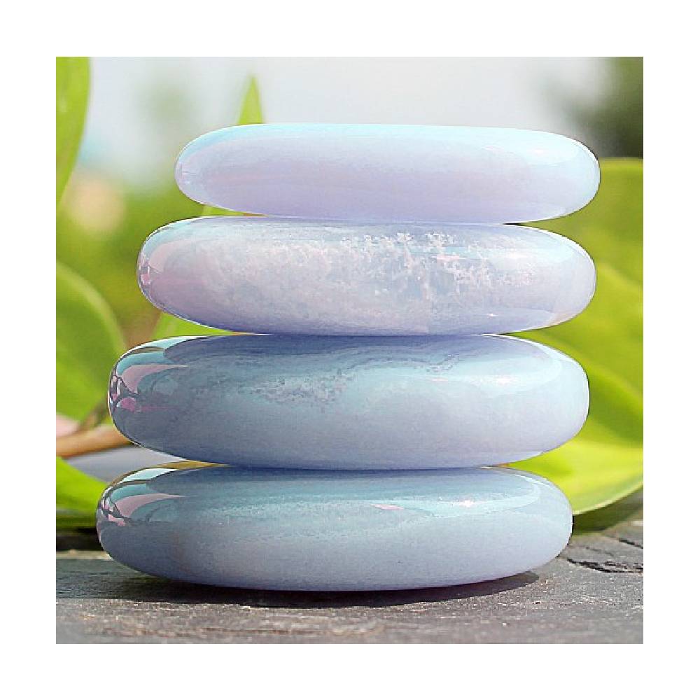 Akmens Halcedons / Zilais Halcedons / Blue Chalcedony Chakra Stone