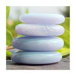 Ielādēt attēlu galerijas skatītājā, Akmens Halcedons / Zilais Halcedons / Blue Chalcedony Chakra Stone
