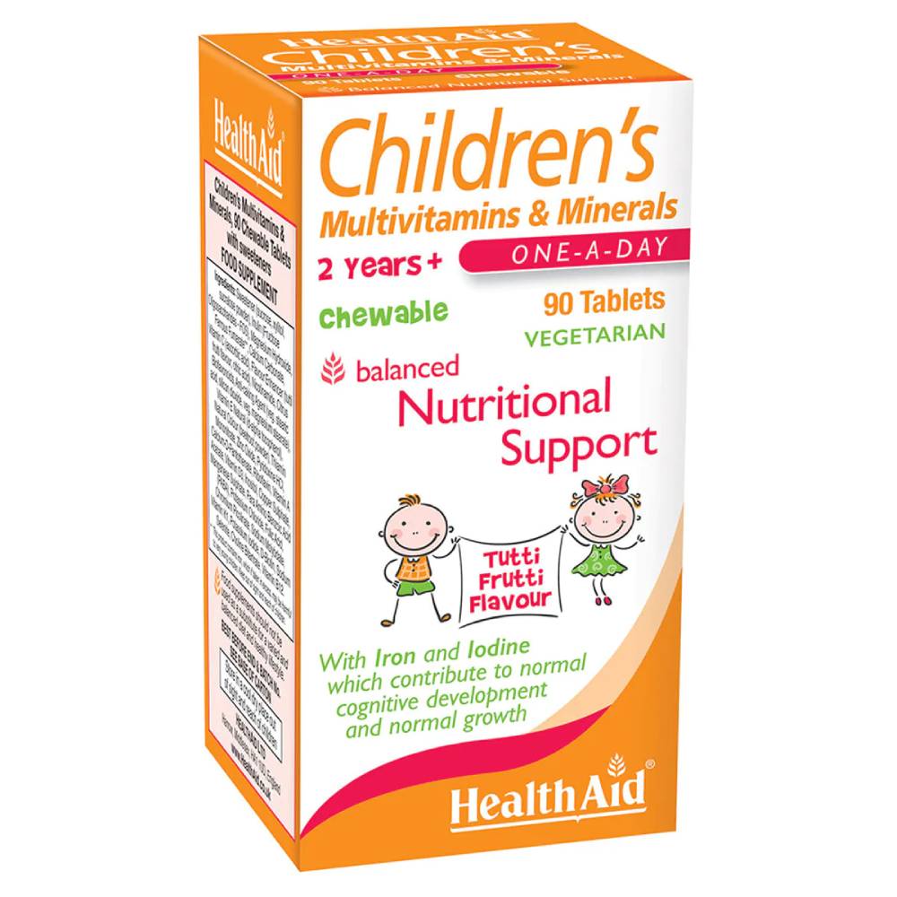 Children's Multivitamins & Minerals 30 vai 90 tabletes