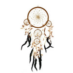 Ielādēt attēlu galerijas skatītājā, Sapņu Ķērājs Bali Dreamcatcher Krēma / Kafijas / Šokolādes Brūnā Krāsa Ø17cm
