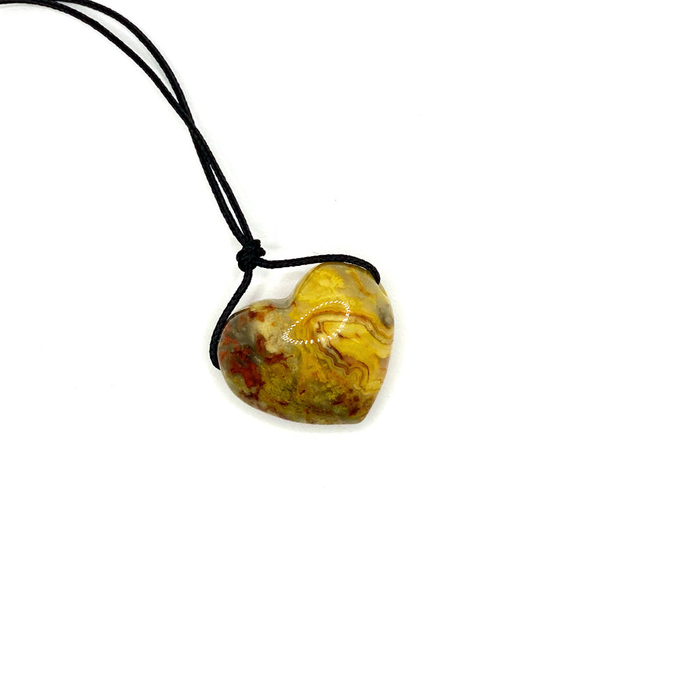 Kulons Ahāts / Mežģīņu Ahāts / Crazy Lace Agate Heart