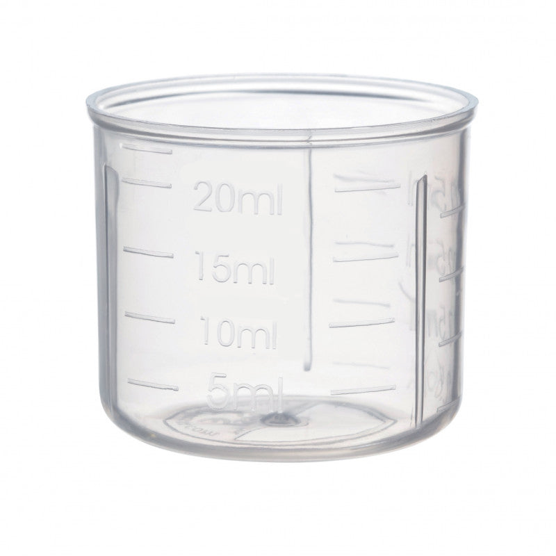 Plastic measuring cup 25ml