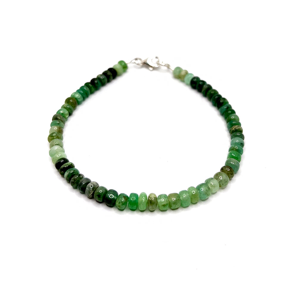 Rokassprādze Smaragds / Emerald 4-5mm