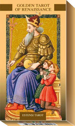 Ielādēt attēlu galerijas skatītājā, Golden Tarot of Renaissance Estensi Taro Kārtis

