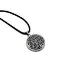 Load image into Gallery viewer, Flower of Life Pendant with Gemstone
