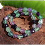 Load image into Gallery viewer, Stone Bracelet Fluorite 8-10mm
