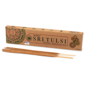 Goloka Sri Tulsi Natural Masala Incense Sticks 15g