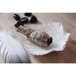 Load image into Gallery viewer, Abalone Shell holder 12-14cm - Palo Santo &amp; Sage
