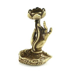 Load image into Gallery viewer, Turētājs konusiem ar krītošu dūmu efektu Hand &amp; Lotus 6cm x 4cm
