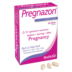 Pregnazon (21 optimāla uzturviela grūtniecēm) 30 vai 90 tabletes