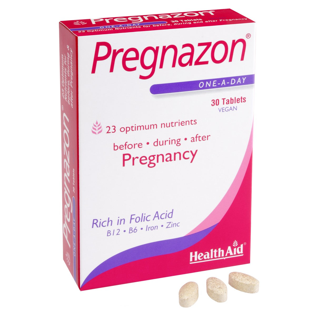 Pregnazon (21 optimāla uzturviela grūtniecēm) 30 vai 90 tabletes