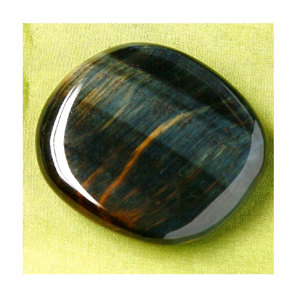 Akmens Tīģeracs un Vanagacs / Blue & Brown Tiger Eye Chakra Stone
