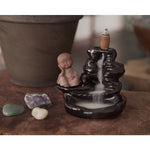 Load image into Gallery viewer, Backflow incense burner Buddha 12x9x7cm

