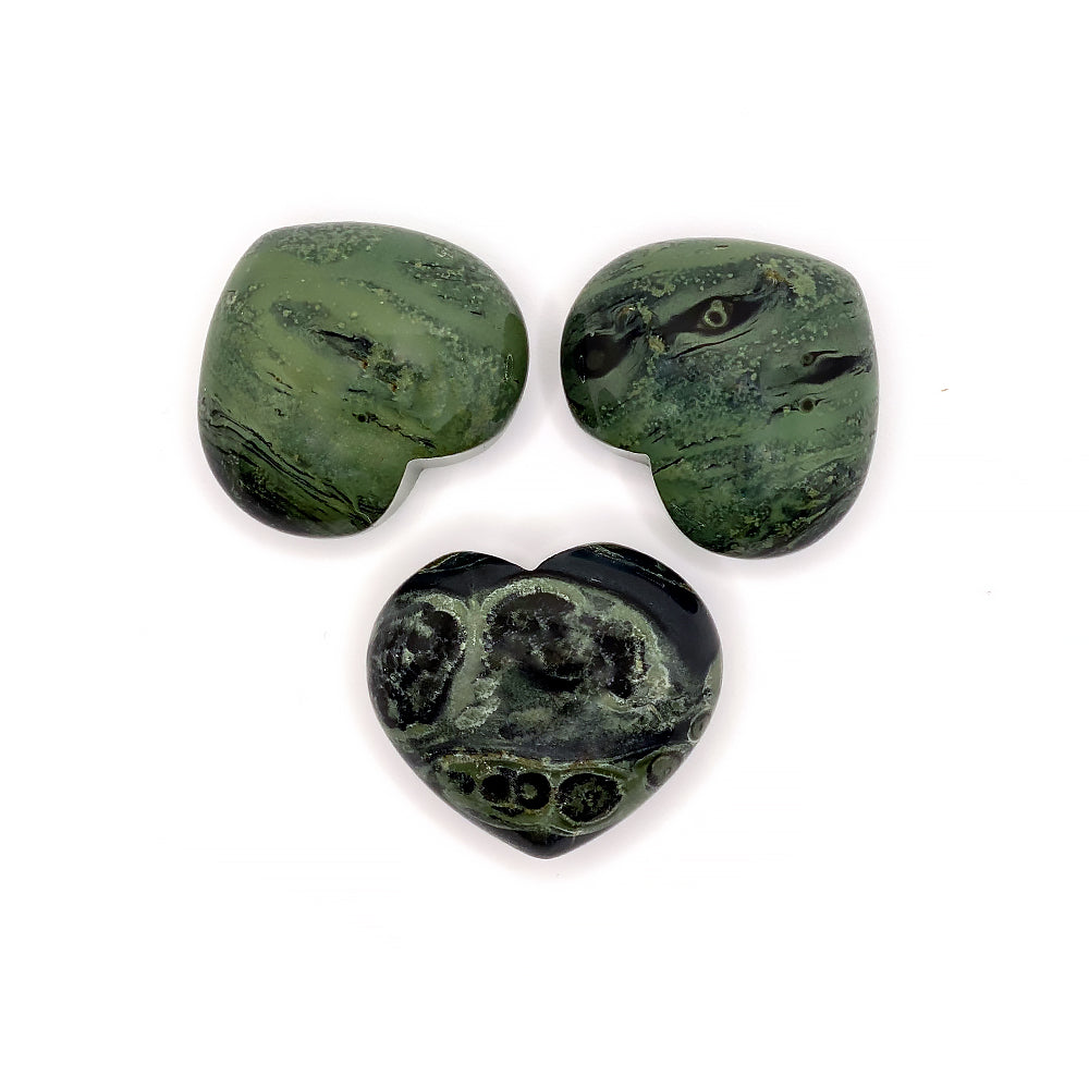 Akmens Jašma / Jašma Kambaba / Jasper Kambaba Heart 30-40mm