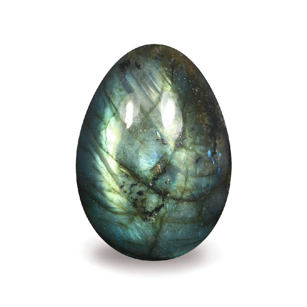 Akmens Labradorīts / Labradorite Egg 45mm