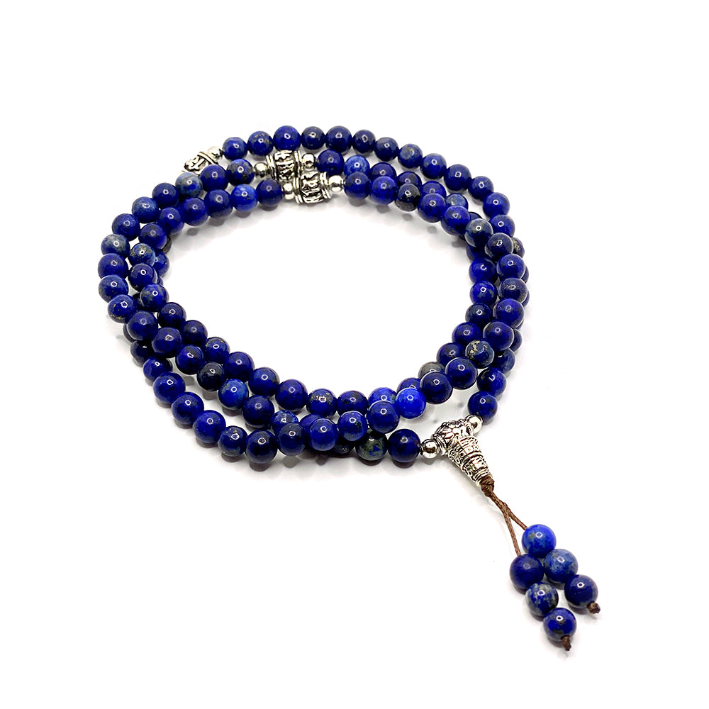 Mala / Skaitāmkrelles 108 Lazurīts / Lapis Lazuli