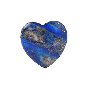 Lapis lazuli heart worry stone 50-55mm