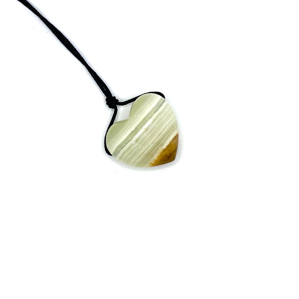 Kulons Onikss / Marmora Onikss / Onyx Marble Heart 25mm