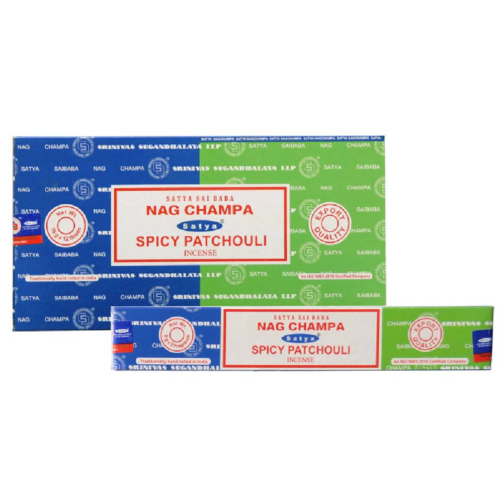 Smaržkociņi Nag Champa & Spicy Patchouli / Asā Pačūlija 8grx2