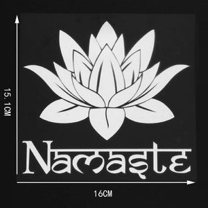 Auto / Logu vinila uzlīme "Namaste"