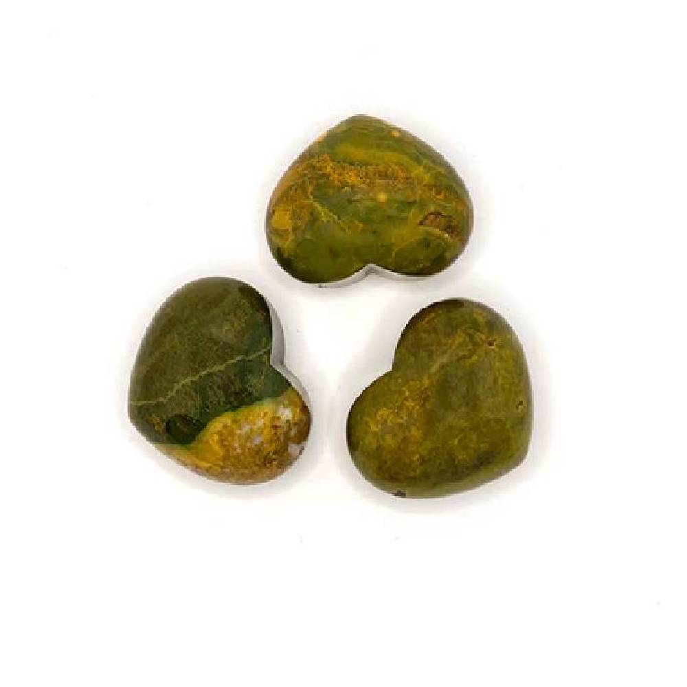 Akmens Jašma / Okeāna Jašma vai Orbikulārā Jašma / Ocean Jasper Heart 30-35mm