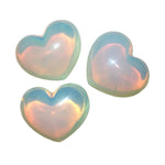 Load image into Gallery viewer, Opalite heart worry stone 30-35mm
