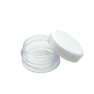 Plastic Container for Cosmetic Storage with lid 5ml / 10ml
