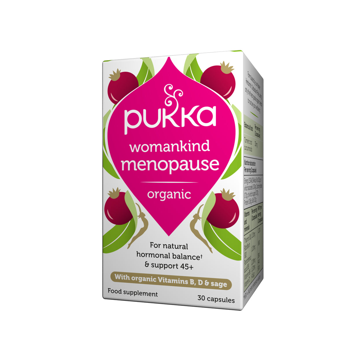 Womankind Menopause Organic 30 kapsulas