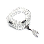 Load image into Gallery viewer, Stone Mala 108 beads Clear Quartz
