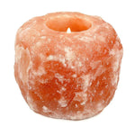 Ielādēt attēlu galerijas skatītājā, Svečturis Tējas Svecei Himalaju Sāls / Himalayan Salt Candle Holder 600-800gr
