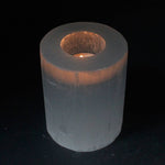 Load image into Gallery viewer, Selenite Cylinder Candle Holder 8cm / 20cm
