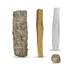 Load image into Gallery viewer, Energy Cleansing Gift Set - White Sage, Palo Santo Tree, Selenite and Crystal
