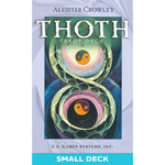 Ielādēt attēlu galerijas skatītājā, Thoth Tarot Deck Aleister Crowley Small Tarot Deck Taro Kārtis
