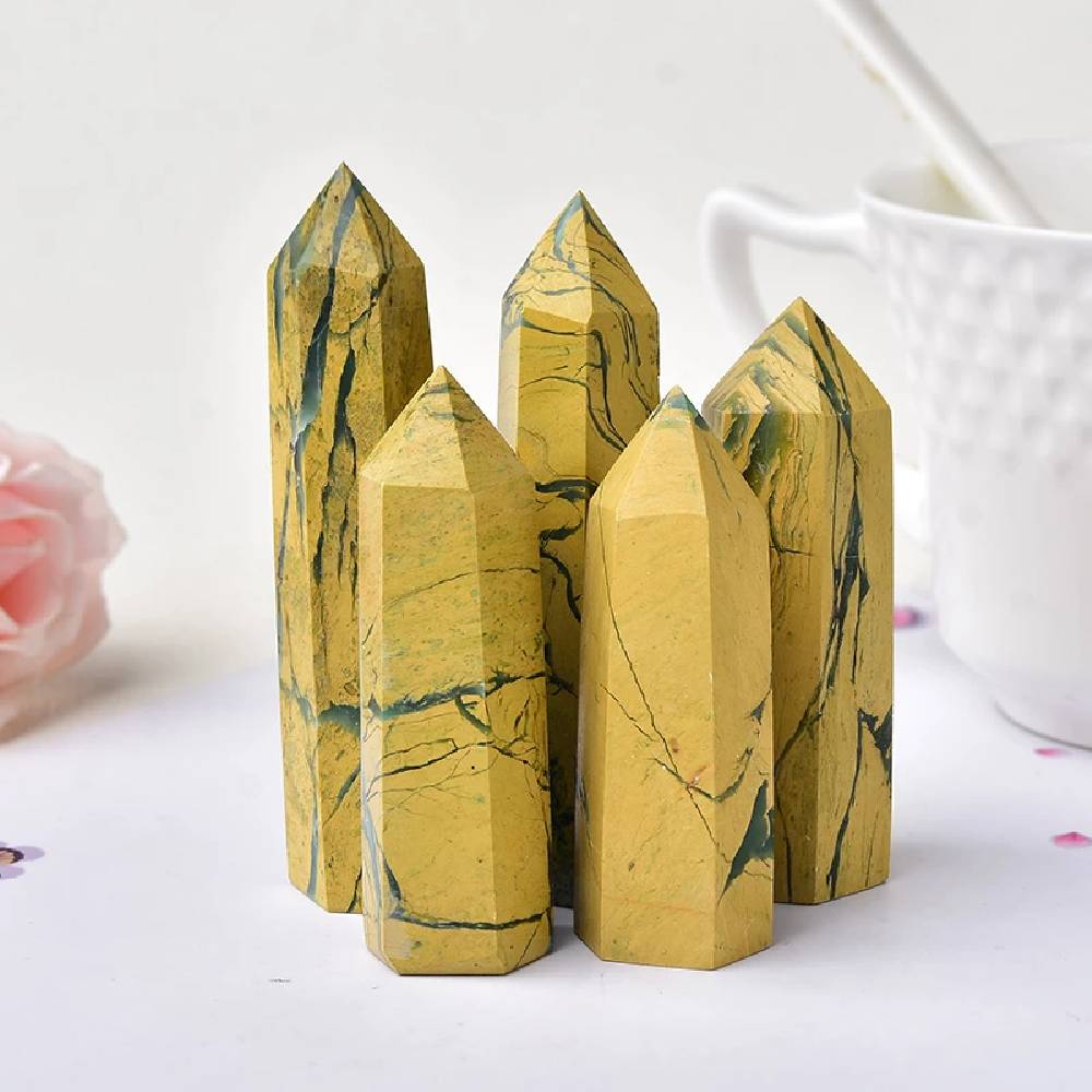 Akmens Unakīts / Yellow Unakite 6-12cm