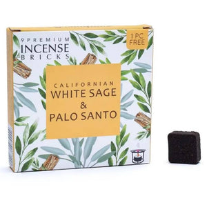 Aromafume incense bricks white sage & palo santo 40g