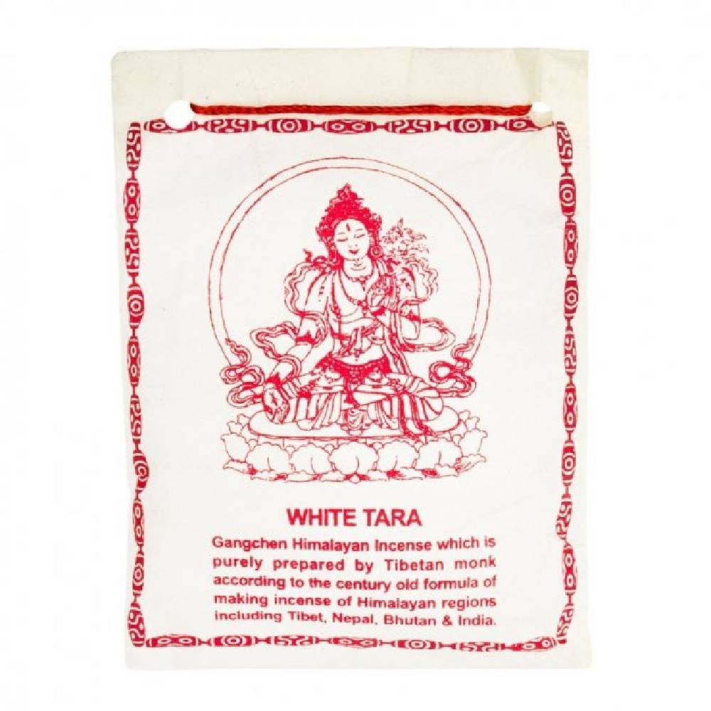 Tibetas Vīraka Pulveris Baltā Tara / Tibetan Incense Powder White Tara 40gr