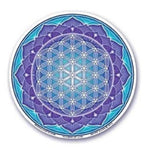 Load image into Gallery viewer, Sticker Flower of Life Ø11.7cm
