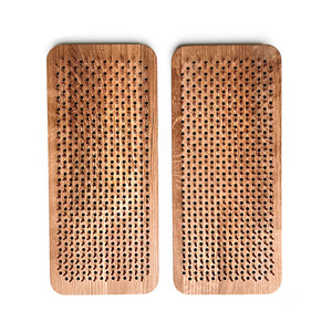 Oak wood Sadhu Board with copper nails "Metatron's Cube" 9mm / 10mm / 11mm