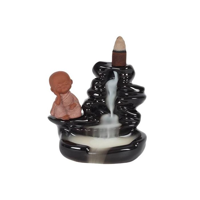 Backflow incense burner Buddha 12x9x7cm