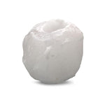 Загрузить изображение в средство просмотра галереи, Svečturis Tējas Svecei Himalaju Sāls / Himalayan White Salt Candle Holder 1kg-1.2kg
