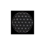 Load image into Gallery viewer, Velvet Tablecloth &quot;Flower of Life&quot; 30x30cm
