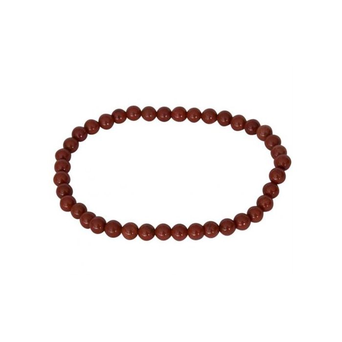 Rokassprādze Jašma / Sarkanā Jašma Dienvidāfrika / Red Jasper 4mm