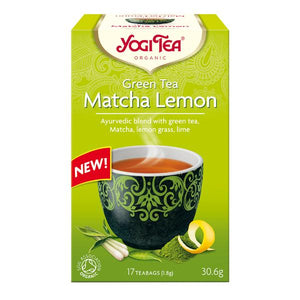BIO Zaļā Matcha tēja ar citronu / Green Tea Matcha Lemon / Grüntee Matcha Zitrone
